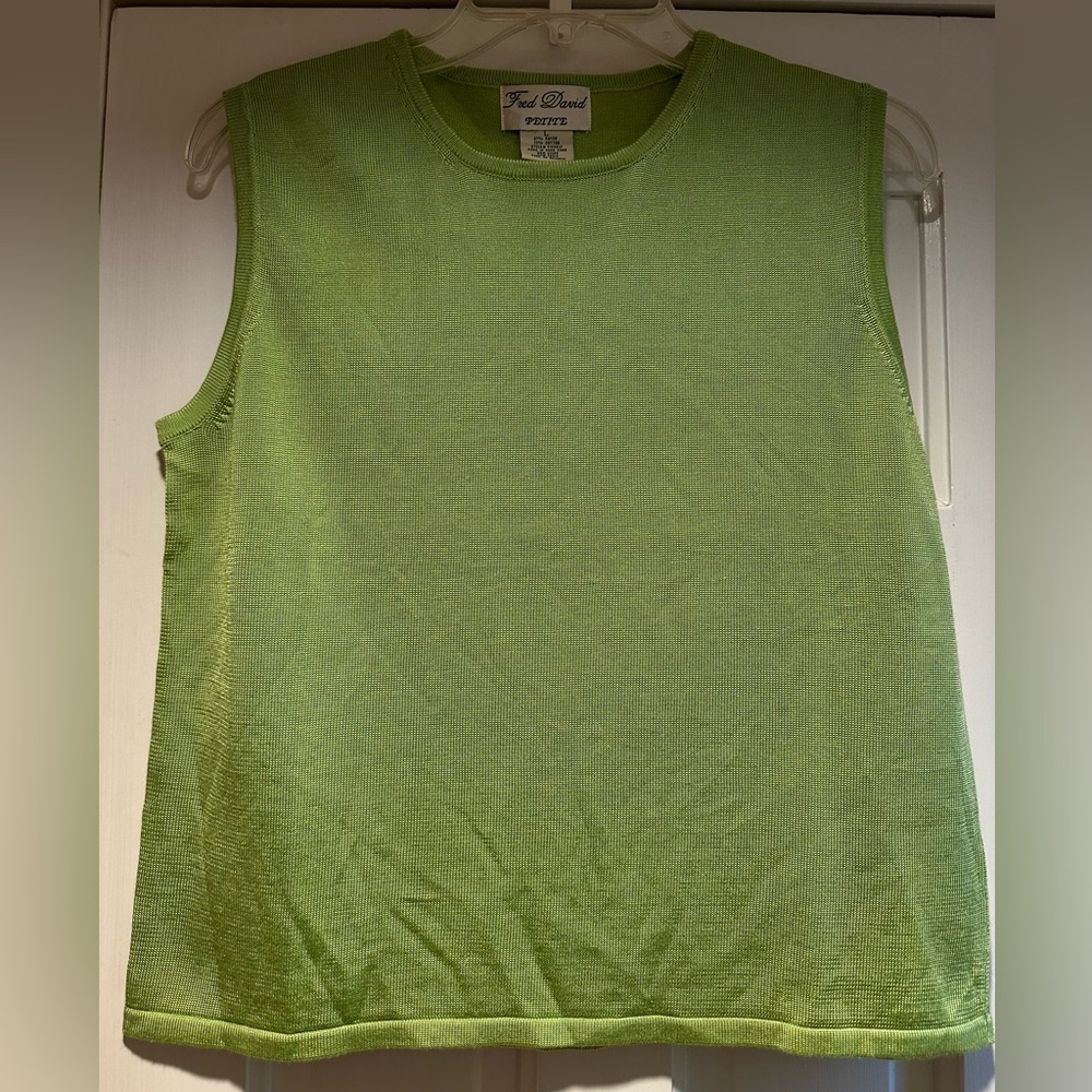 Fred David Petite Sleeveless Top